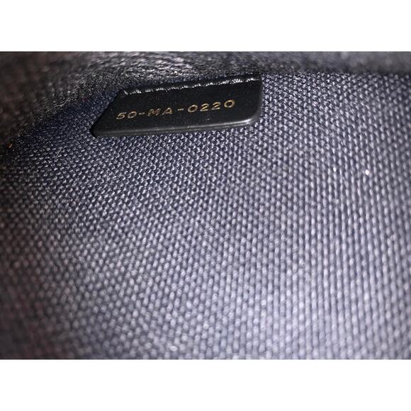 326 Christian Dior Black D-Lite Medium Dior With Champagne Gold Hardware - Picture 3 of 12